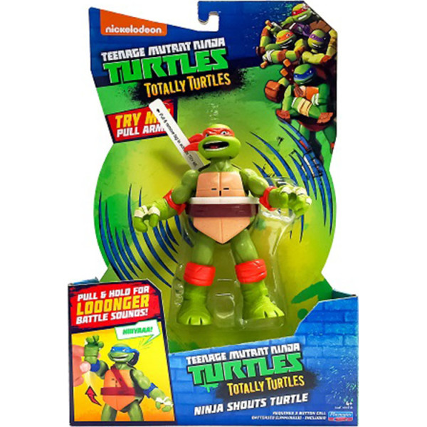 

Фигурка TMNT Черепашки-ниндзя с боевыми звуковыми эффектами Микеланджело 15 см (91675)