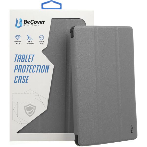 

Чехол-книжка Tri Fold Soft TPU BeCover для Apple iPad mini 6 2021 Gray (706722)