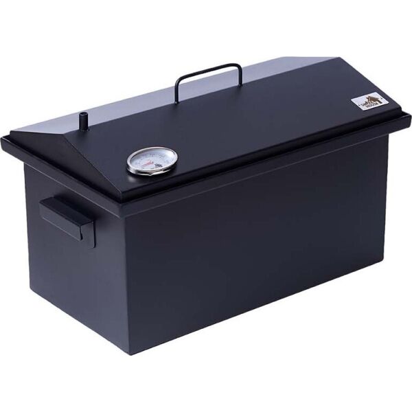 

Коптильня SmokeHouse крышка домиком 520х300х310 (с термометром окрашенная)