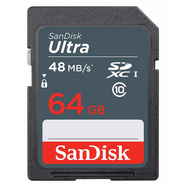 

SanDisk 64GB SDXC C10 UHS-I R48MB/s Ultra (SDSDUNB-064G-GN3IN)