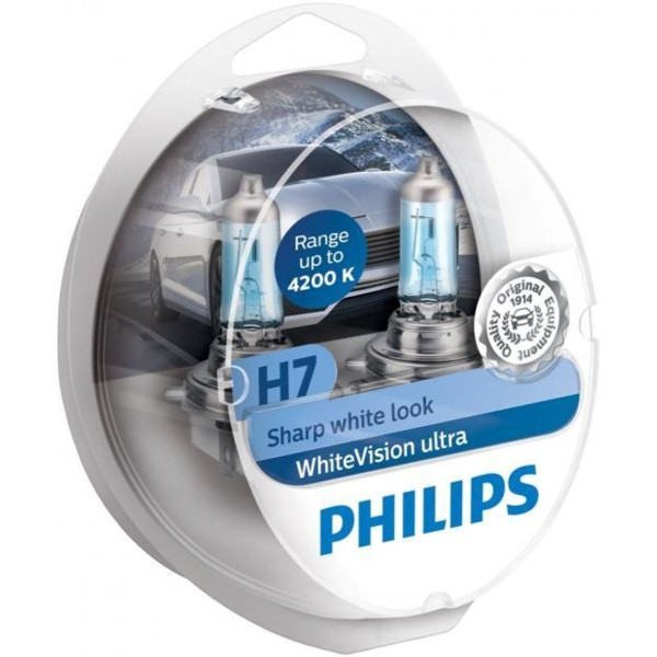

Автолампа Philips H7 White +60%, 4200K, 2шт. (12972WVUSM)