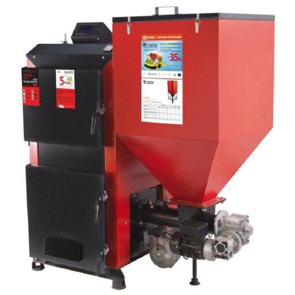 

Котел твердотопливный пеллетный Thermo Alliance Vulcan AUTO VASF 50