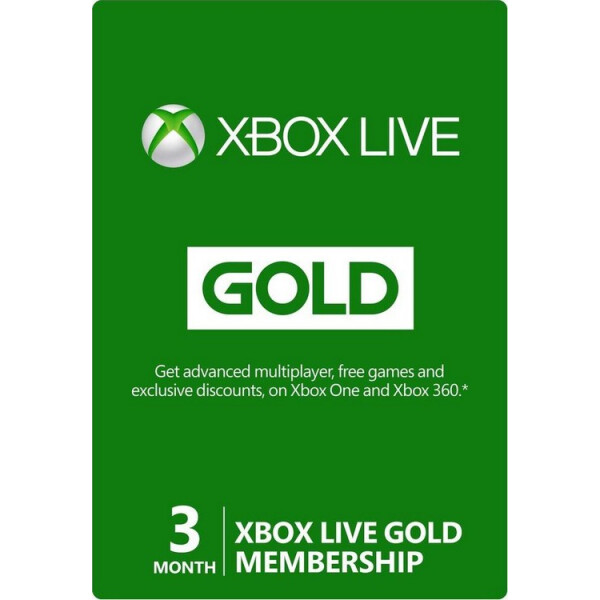 

Подписка Xbox Live Gold Золотой Статус на 3 месяца