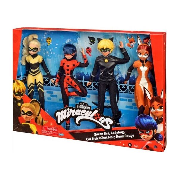

Набор кукол Miraculous Леди Баг и Супер-Кот - Леди Баг, Супер-Кот, Рена Руж и Квин Би (50369)