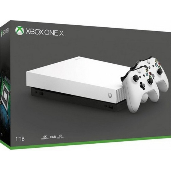 

Microsoft Xbox One X 1Tb Robot White Special Edition + доп. Wireless Controller with Bluetooth (White)