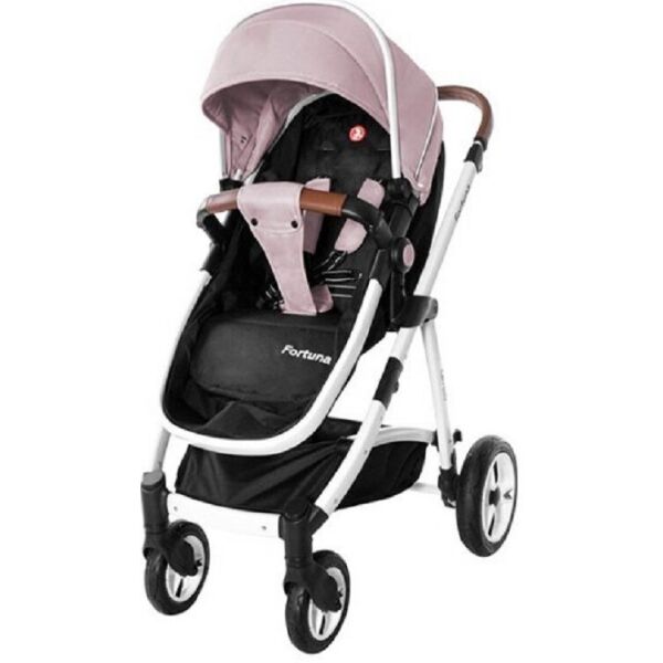 

Коляска универсальная CARRELLO Fortuna CRL-9001/1 Coral Pink 2в1 c матрасом +дождевик L /1/