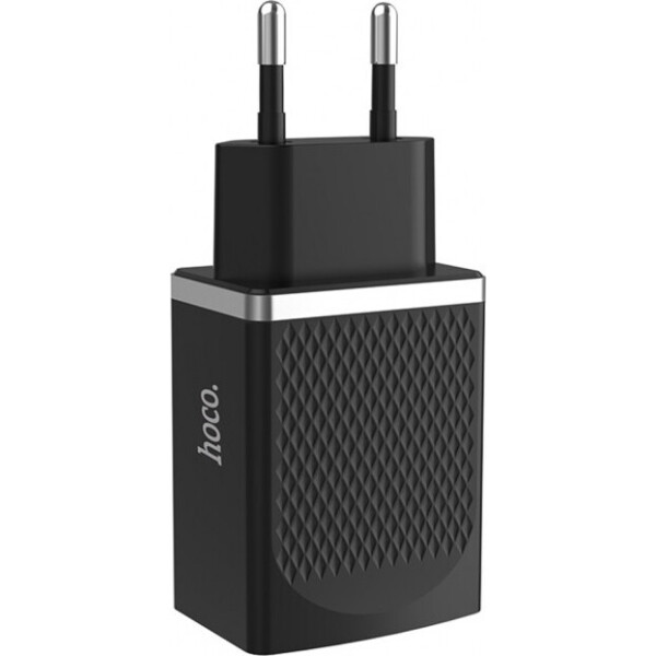 

Сетевое зарядное устройство 1USB Hoco C42A QC 3.0 Black (3A)