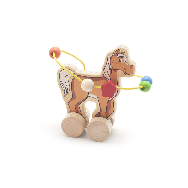 

Головоломка/Каталка Мир деревянных игрушек Конь (Д364)