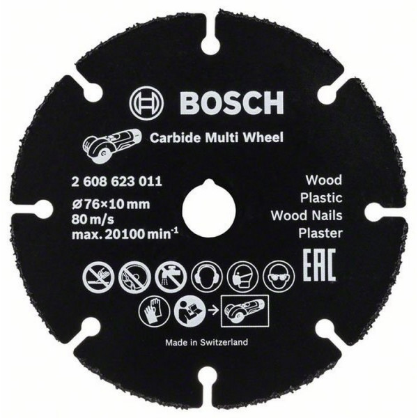 

Отрезной диск Bosch 76х10 мм (2608623011)