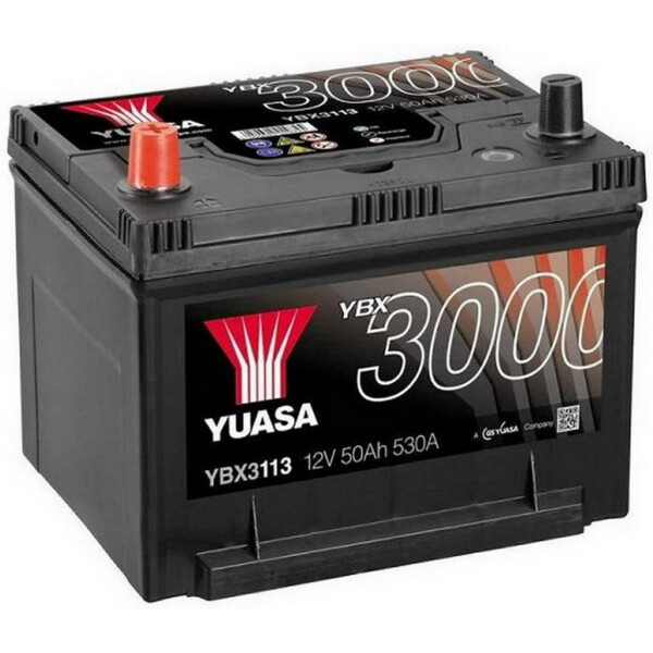 

Yuasa 50 Ah/12V SMF Battery Japan (1) (YBX3113)