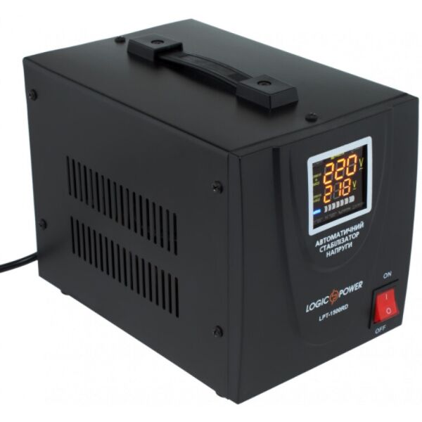 

Стабилизатор LogicPower LPT-1500RD Black (4437)