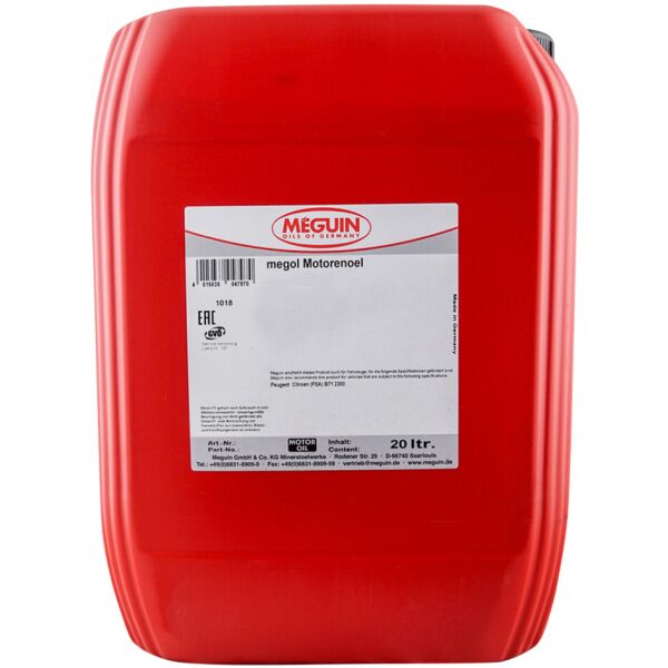 

Моторное масло Meguin SUPER PERFORMANCE SAE 10W-40 20л (6476)