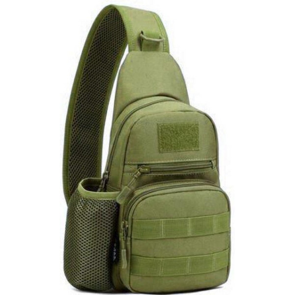 

Рюкзак Тактическая военная сумка EDC однолямочный Protector Plus X216 A14, олива (9538)
