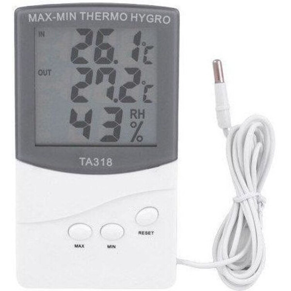 

Термометр с гигрометром RIAS 318 White (2_006826)