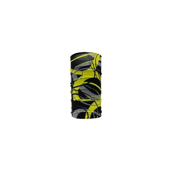 

Шарф-труба для бега Fitletic Multi Scarf Headwear SPD08 (черный\желтый)