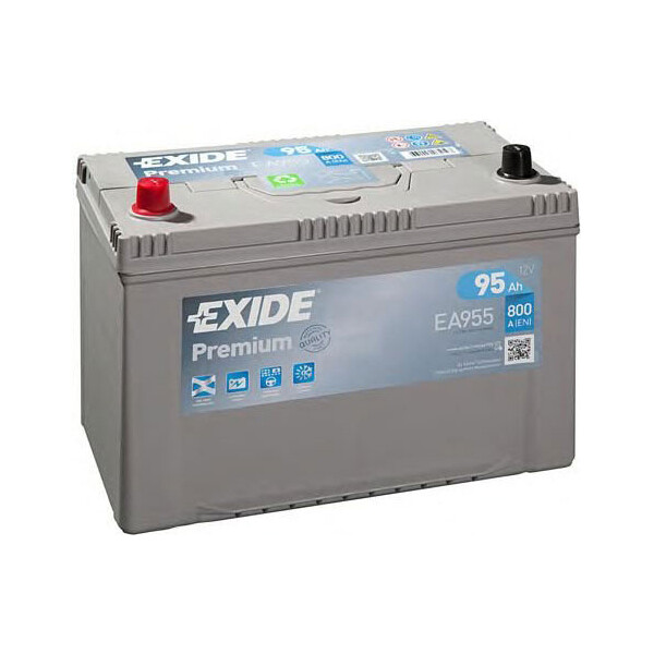 

Автомобильный аккумулятор EXIDE Premium 6CT 95Ah ASIA [+|–] (EA955)