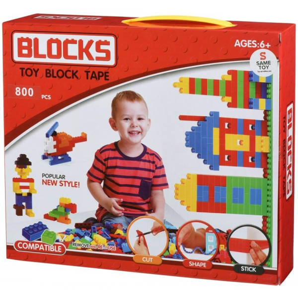 

Конструктор Same Toy Block Tape 800 ед (808Ut)