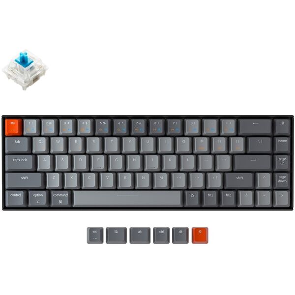 

Клавиатура Keychron K6 Gateron White LED Blue (K6O2_KEYCHRON)