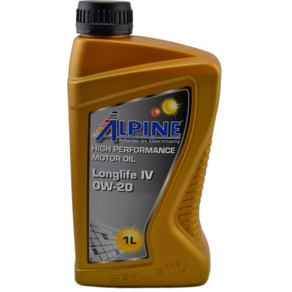 

Моторное масло Alpine Longlife IV 0W-20 1 л