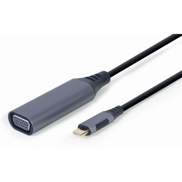 

Адаптер Cablexpert USB Type-C на VGA, Full HD 60Hz (A-USB3C-VGA-01)