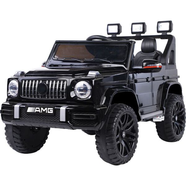 

Электромобиль джип Car4Kids T-7848 Черный на радиоуправлении Bluetooth с EVA колесами и МР3 + 4 мотора на 15 Вт