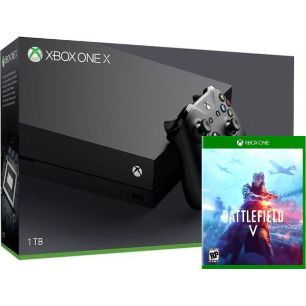 

Microsoft Xbox One X 1Tb Black + Battlefield 5
