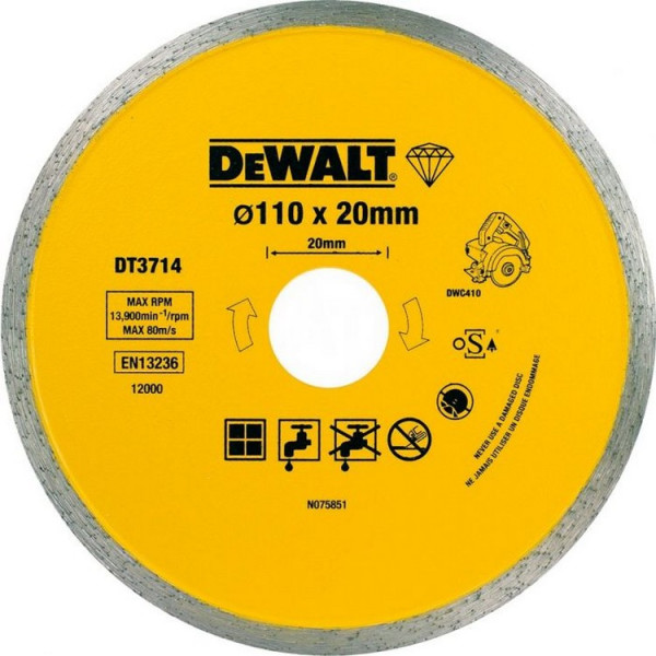 

DeWalt по камню 110х5 мм (DT3714)