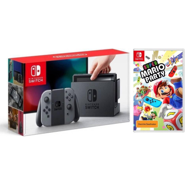

Nintendo Switch Gray + Super Mario Party