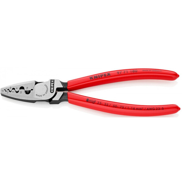 

Инструмент для обжима контактных гильз KNIPEX 9771180