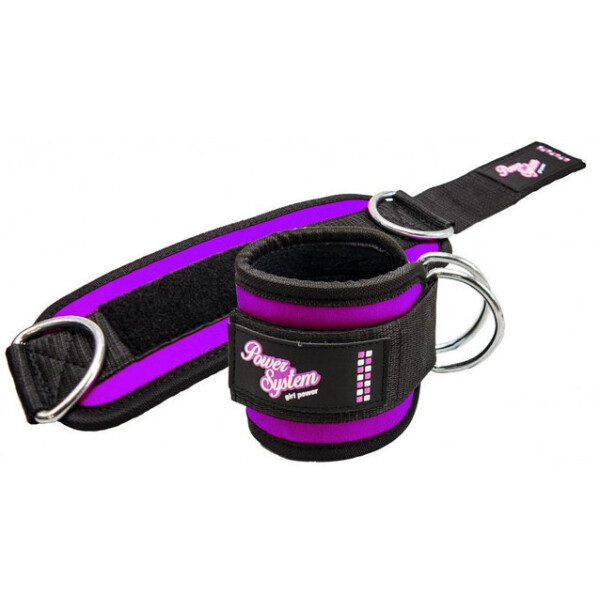 

Манжеты на лодыжку Power System Ankle Strap Gym Babe PS-3450 Purple (00021567)