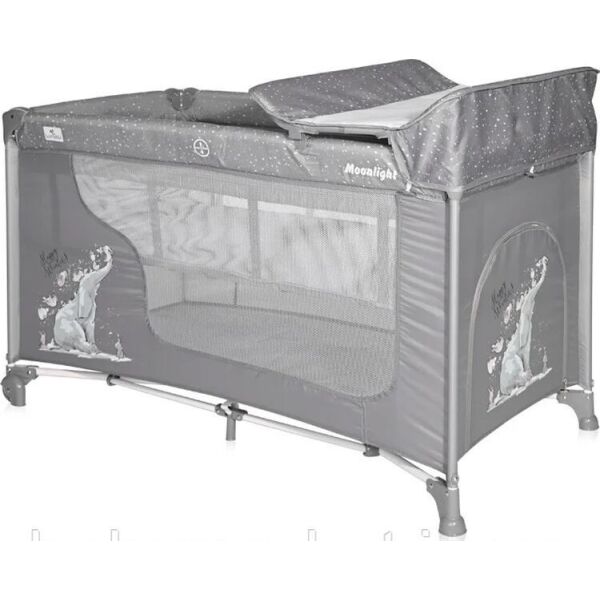 

Манеж Lorelli MOONLIGHT 2L ROCKER (grey fun) (24871)