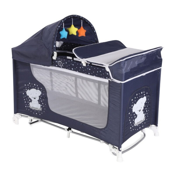 

Манеж-кровать (MOONLIGHT 2 LAYERS DARK BLUE TEDDY BEAR)