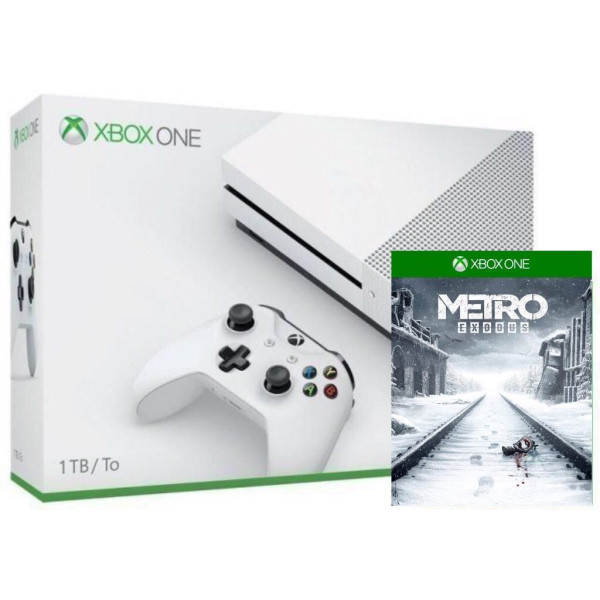 

Xbox One S 1TB White + Metro Exodus