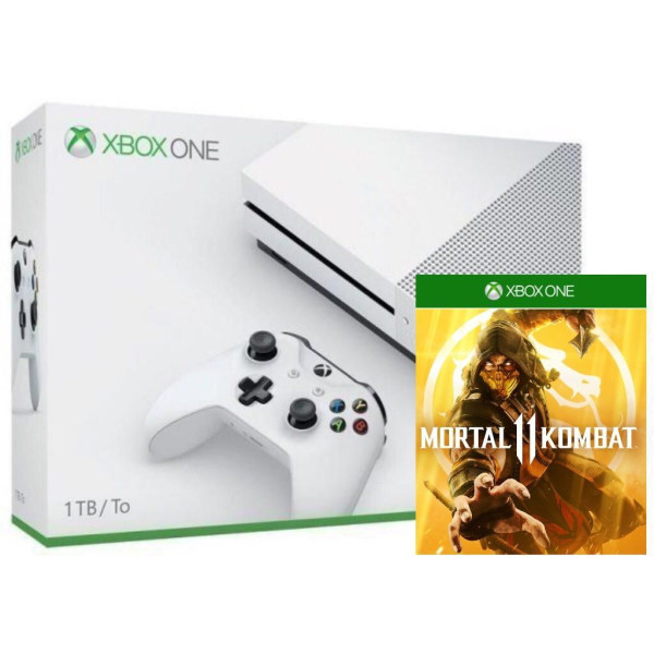 

Xbox One S 1TB White + Mortal Kombat XI