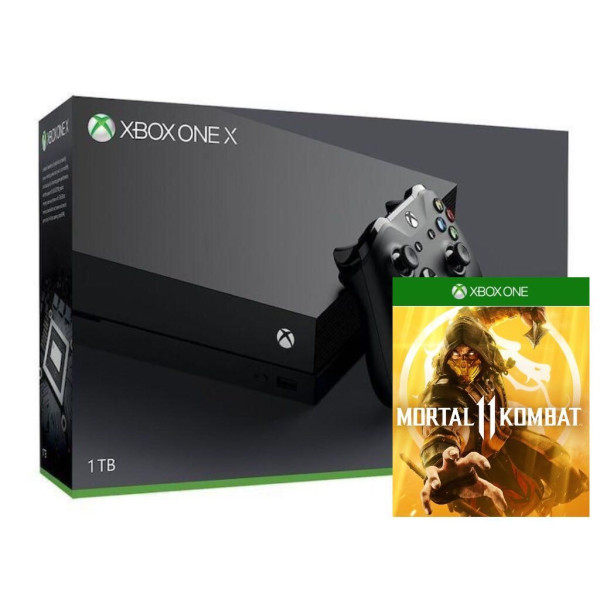 

Xbox One X 1TB Black + Mortal Kombat XI