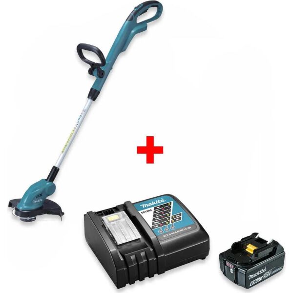 

Аккумуляторный триммер Makita DUR181Z+акк.18V 5Ah+быстрозарядное ЗУ