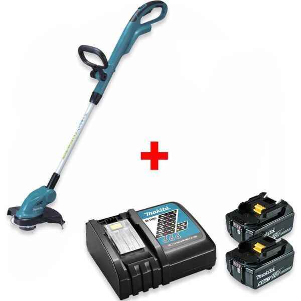 

Аккумуляторный триммер Makita DUR181Z+2 акк.18V 5Ah+быстрозарядное ЗУ