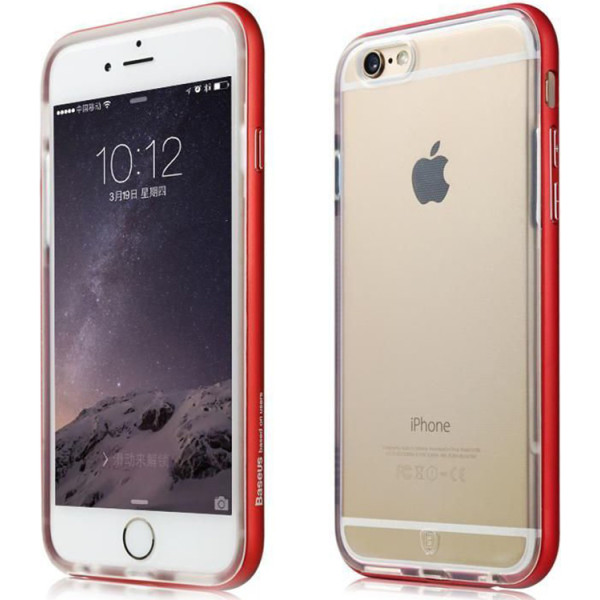 

Силиконовый чехол Baseus Fusion красный для iPhone 6 Plus/6S Plus