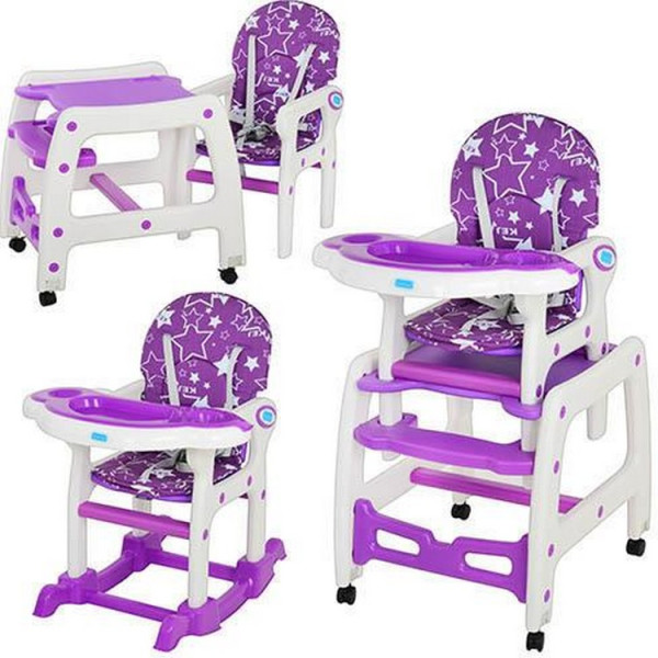 

Стульчик для кормления Bambi M 1563-9 Фиолетовый