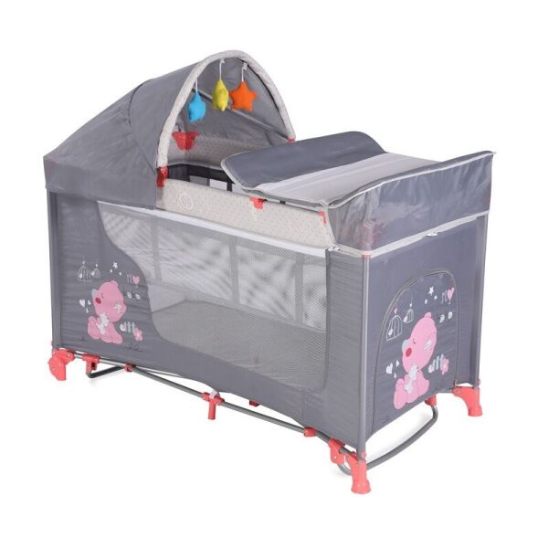 

Манеж-кровать (MOONLIGHT 2 LAYERS PINK GREY MY BABY)