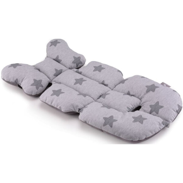 

Матрас в коляску Cottonmoose Air 828/28/99 gray star cotton jersey siatka szara (серый (звезды), серая сетка)