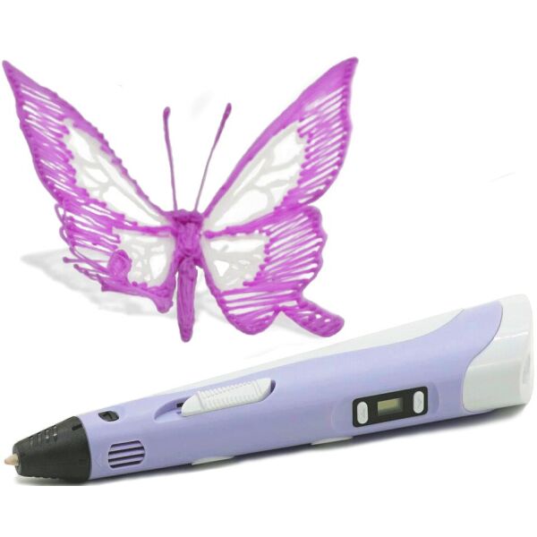 

3Д ручка с LCD дисплеем Smart 3D pen-2 фиолетовая