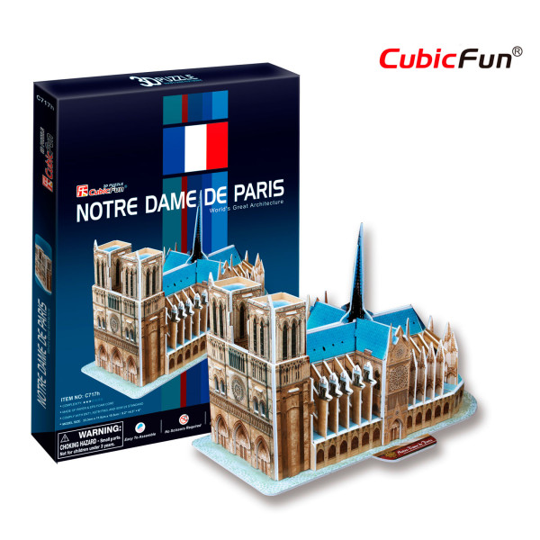

Конструктор 3D пазл Cubic Fun Собор Парижской Богоматери (C717h)