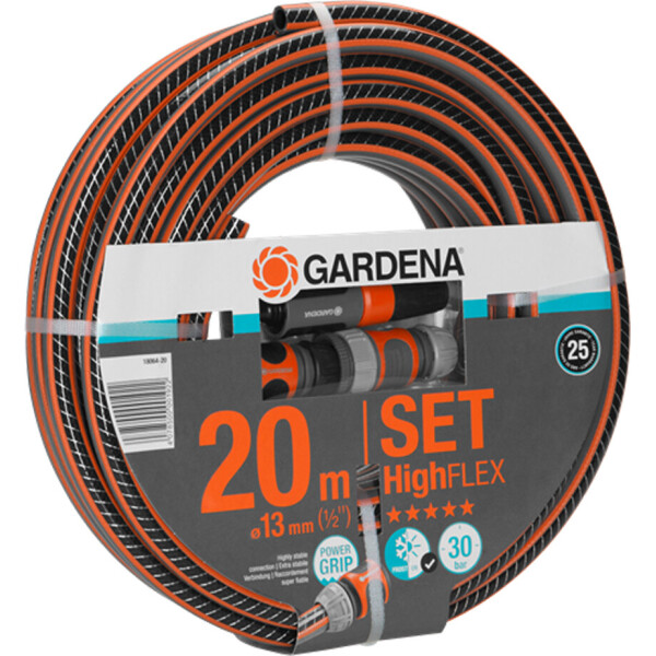 

Шланг садовый для полива Gardena Highflex Ø13 мм (1/2") 20 м (18064-20) + комплект