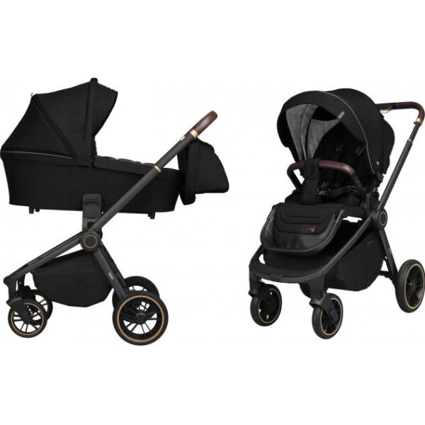 

Коляска универсальная CARRELLO Epica CRL-8510/1 (2in1) Space Black +дождевик /1/