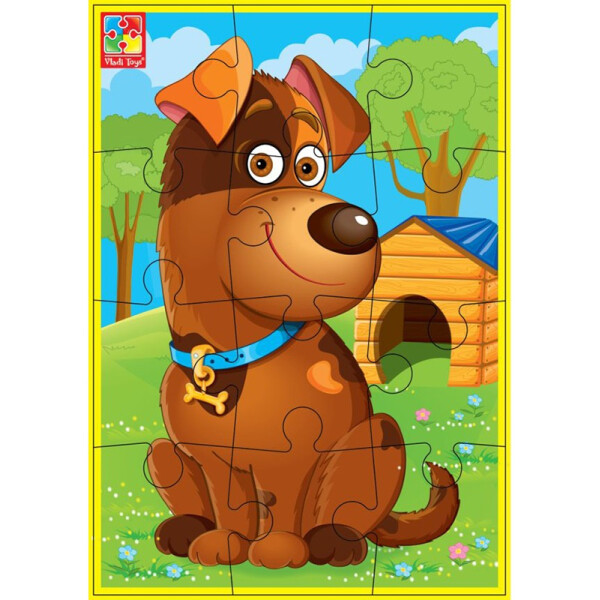 

Мягкие пазлы А5 Vladi Toys Любимцы Собака VT1103-53 (рус)