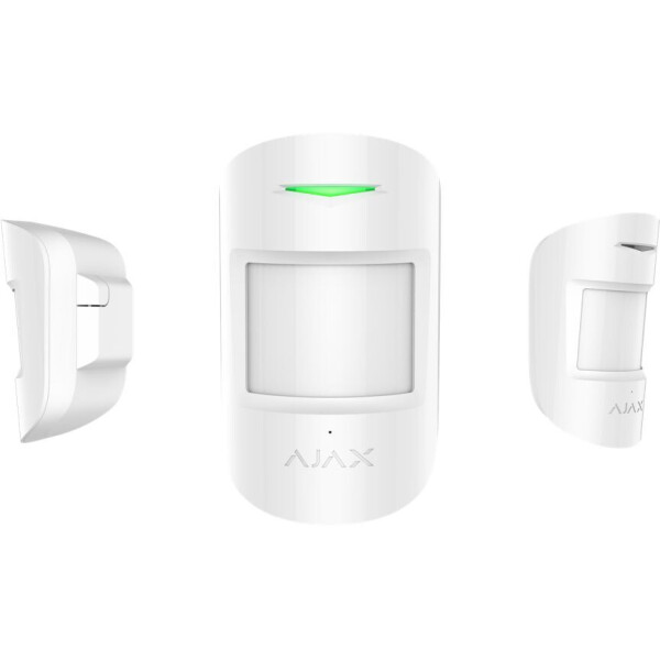 

Ajax CombiProtect White. Комбинированный датчик движения и разбития стекла с иммунитетом к животным (59302)