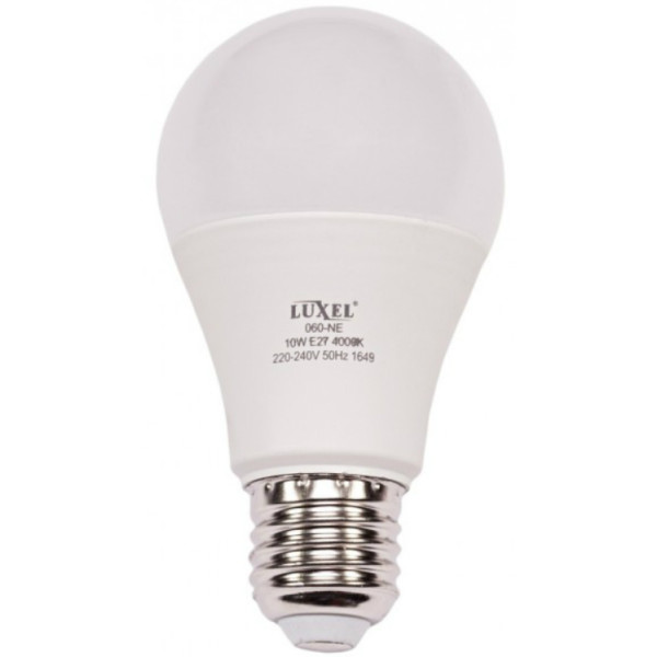 

Лампа светодиодная Luxel A60 7W 220V E27 (ECO 063-NE 7W)