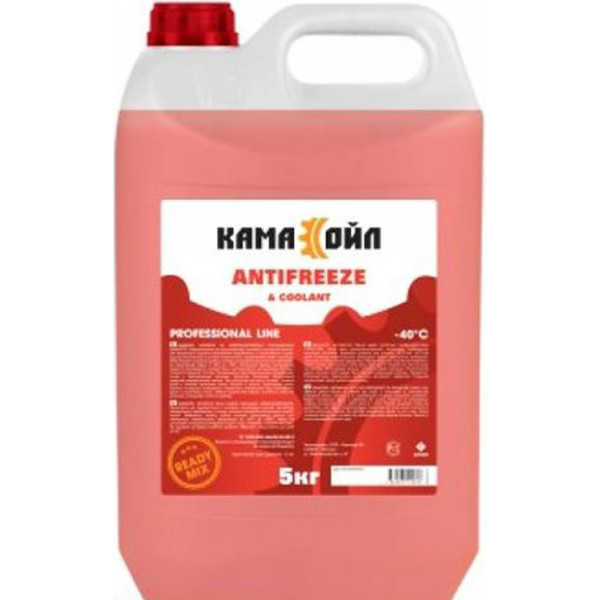 

Антифриз Кама -40 (красный) 4,8кг