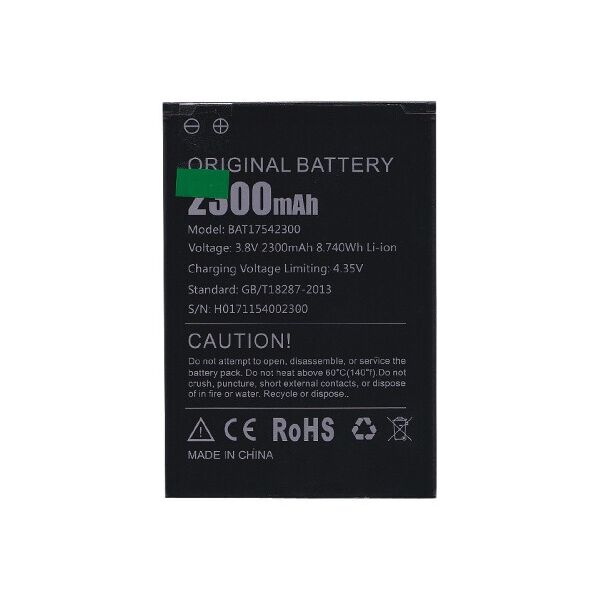 

Батарея Doogee X9 mini (BAT17542300)